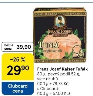 Tuňák Exclusive Franz Josef Kaiser