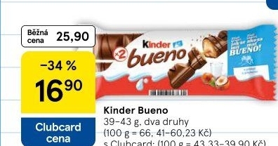 Tyčinka Bueno Kinder