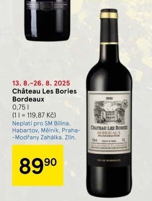 Vina Bordeaux Chateau Les Bories