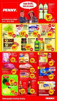 akční leták Penny Market 14.8.2025-20.8.2025