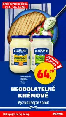 akční leták Penny Market 14.8.2025-20.8.2025