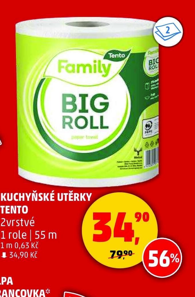KUCHYŇSKÉ UTĚRKY TENTO BIG ROLL