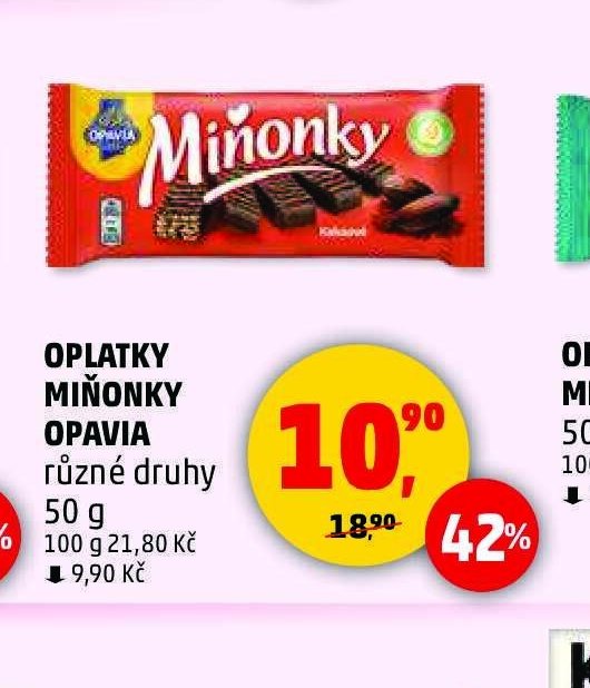 Oplatky Miňonky Opavia