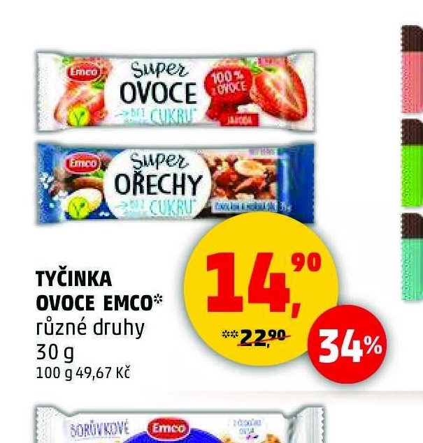 TYČINKA OVOCE EMCO