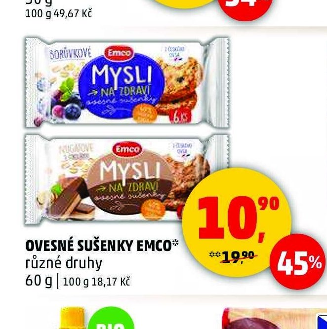 OVESNÉ SUŠENKY EMCO