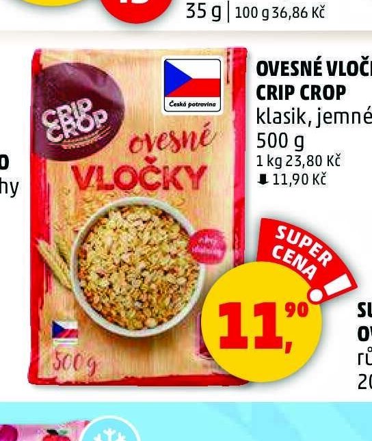 OVESNÉ VLOČKY CRIP CROP