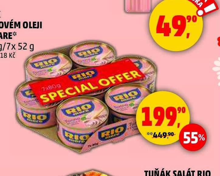 TUŇÁK V OLIVOVÉM OLEJI RIO MARE