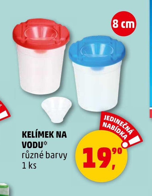 KELÍMEK NA VODU* různé barvy 1 ks