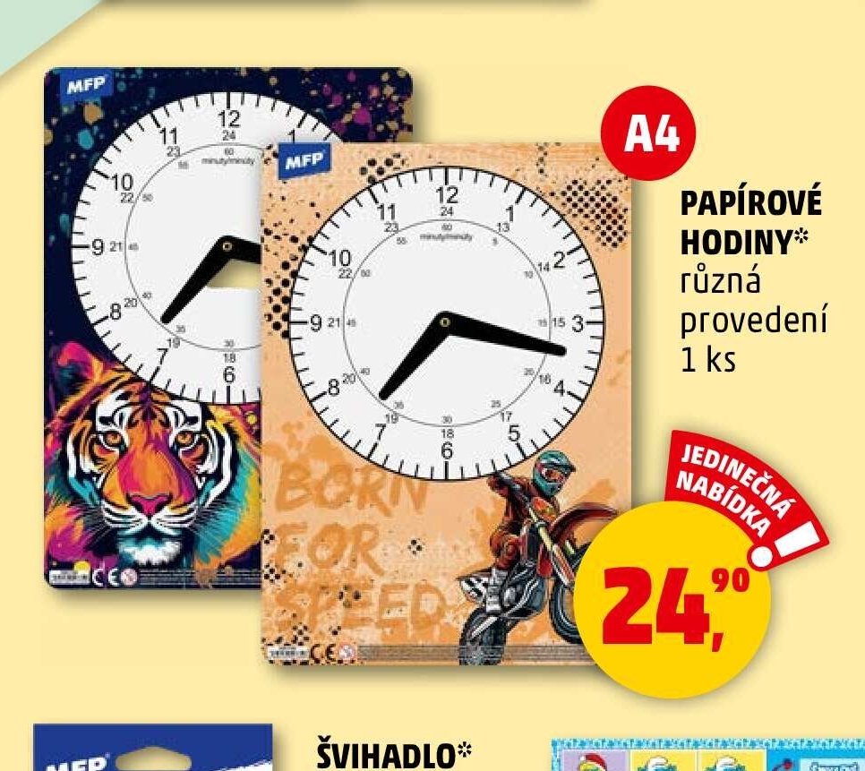 PAPÍROVÉ HODINY