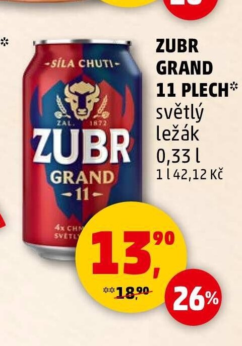 Zubr Grand 11 - Penny Market akcniletaky.com