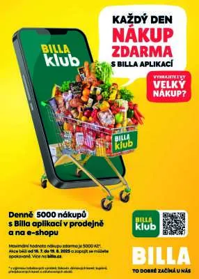 akční leták BILLA 13.8.2025-19.8.2025