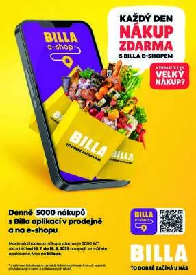 akční leták BILLA 13.8.2025-19.8.2025