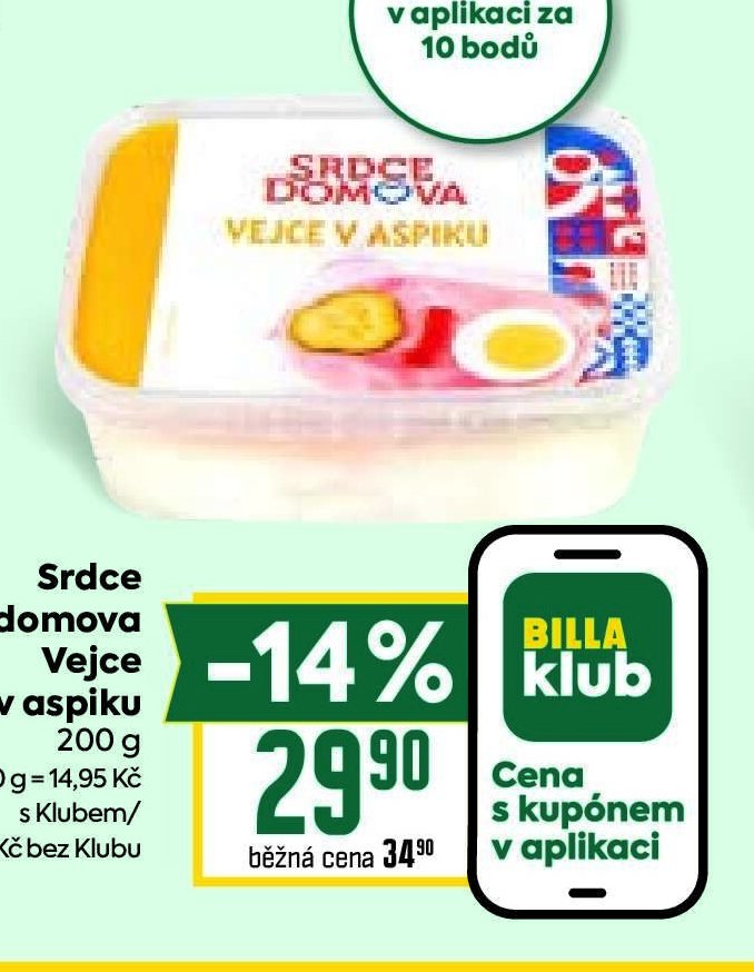 Srdce domova vejce v aspiku - BILLA akcniletaky.com