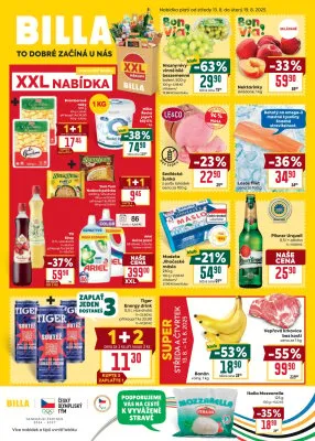 akční leták BILLA 13.8.2025-19.8.2025