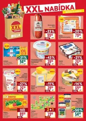 akční leták BILLA 13.8.2025-19.8.2025