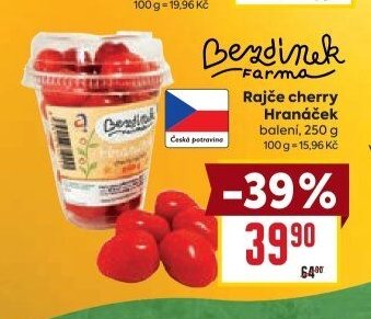 Rajče cherry Hranáček