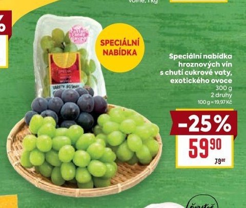 Speciální nabídka hroznových vín