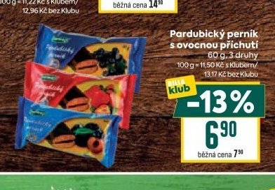 Pardubický perník s ovocnou příchutí