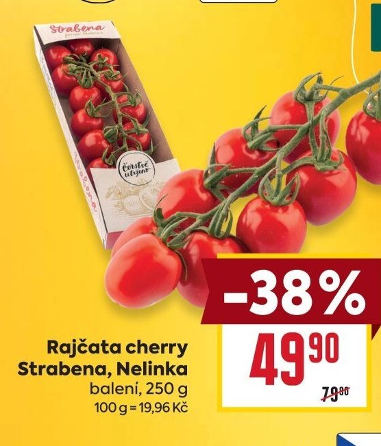 Rajčata cherry Strabena, Nelinka - BILLA akcniletaky.com
