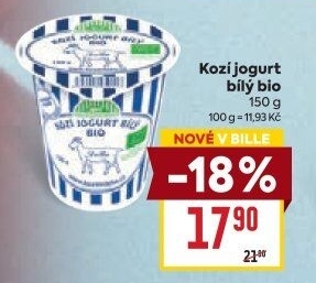 Bílý jogurt kozí Biofarma DoRa