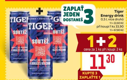 Energetický nápoj Tiger