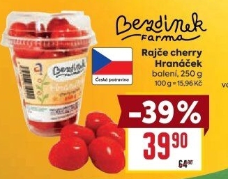 Rajčata cherry Farma Bezdínek