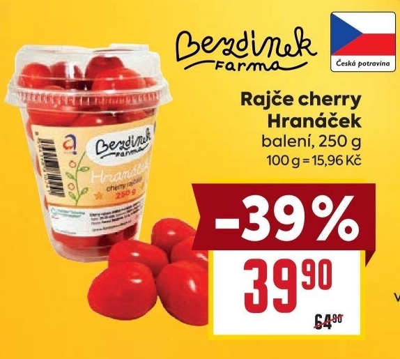 Rajčata cherry Farma Bezdínek