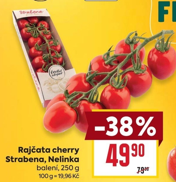 Rajčata cherry keříková Čerstvě utrženo