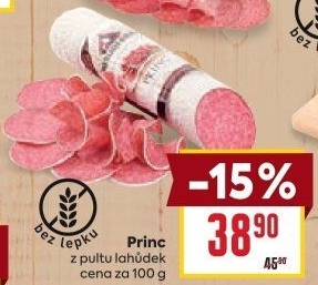 Salám Princ Kostelecké uzeniny