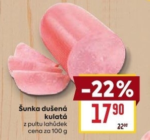 Šunka dušená kulatá