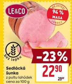 Šunka sedlácká Le&