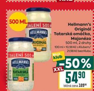 Tatarská omáčka Hellmann'