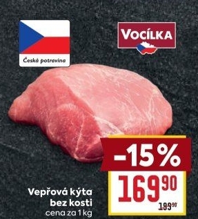 Vepřová kýta bez kosti Vocílka