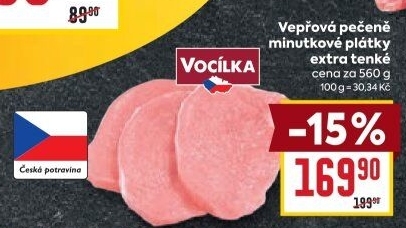 Vepřová pečeně bez kosti Vocílka