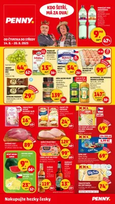 akční leták Penny Market 14.8.2025-20.8.2025