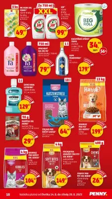 akční leták Penny Market 14.8.2025-20.8.2025