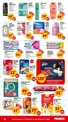 akční leták Penny Market 14.8.2025-20.8.2025