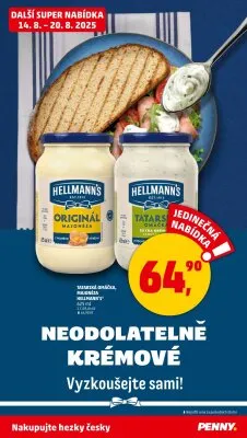 akční leták Penny Market 14.8.2025-20.8.2025