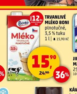 Trvanlivé mléko Boni