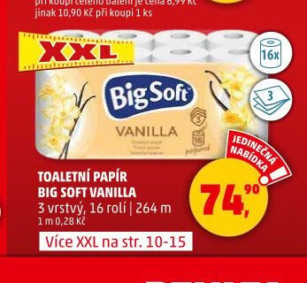 Toaletní papír Big Soft Vanilla