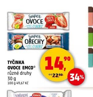 Tyčinka Emco ovoce