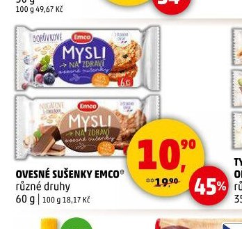 Ovesné sušenky Emco