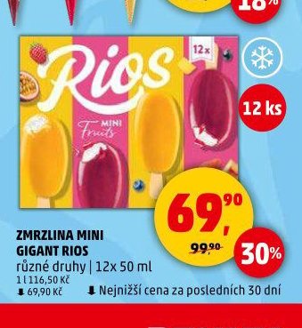 Zmrzlina Mini Gigant Rios