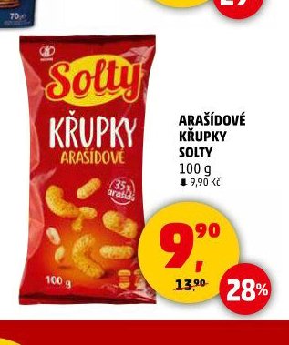 ARAŠÍDOVÉ KŘUPKY SOLTY