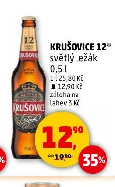 Krušovice 12* světlý ležák