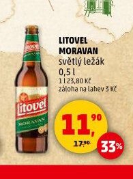 Litovel Moravan světlý ležák