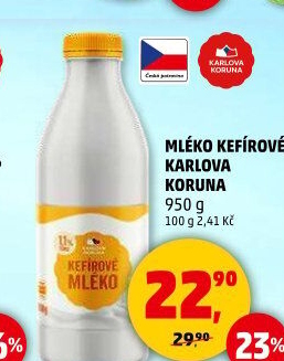 Kefírové mléko Karlova Koruna