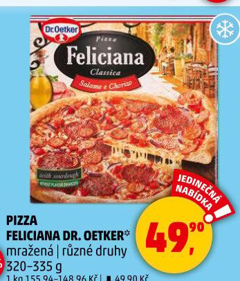 Pizza mražená FelicianaDr. Oetker