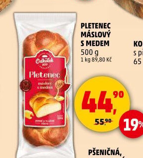 Pletenec máslový Odkolek