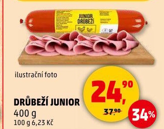 Salám drůbeží Junior